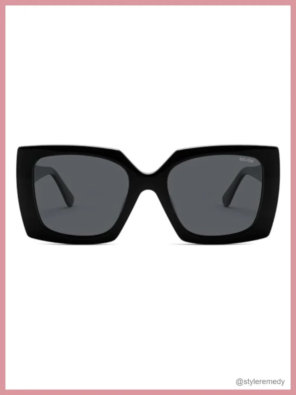 Oversized Polarized Square Acetate Sunglasses UV400
